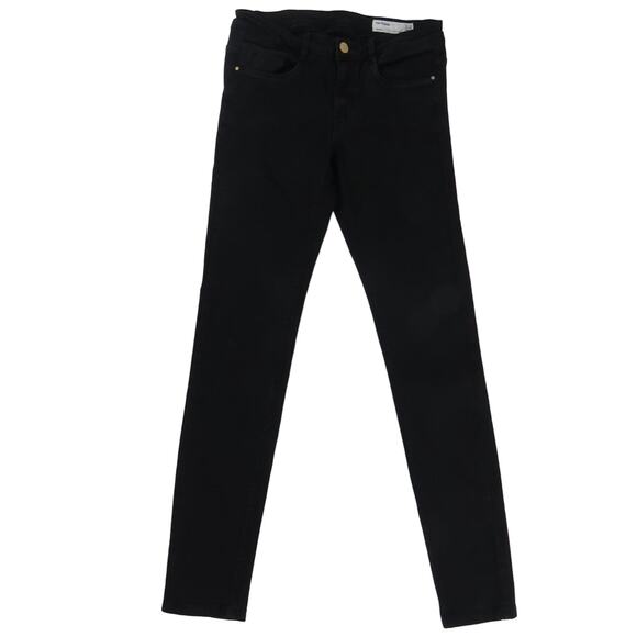 Zara Trafaluc Black Skinny High Rise Jeans Size 2 - Picture 3 of 10